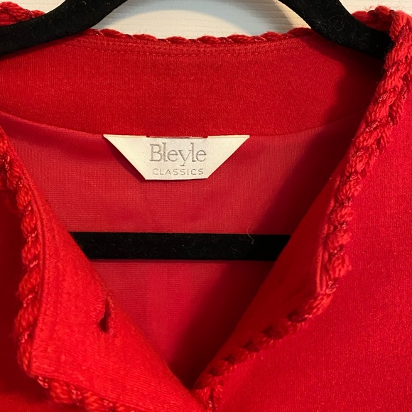 Vintage Red Wool Jacket - Picture 3 of 5